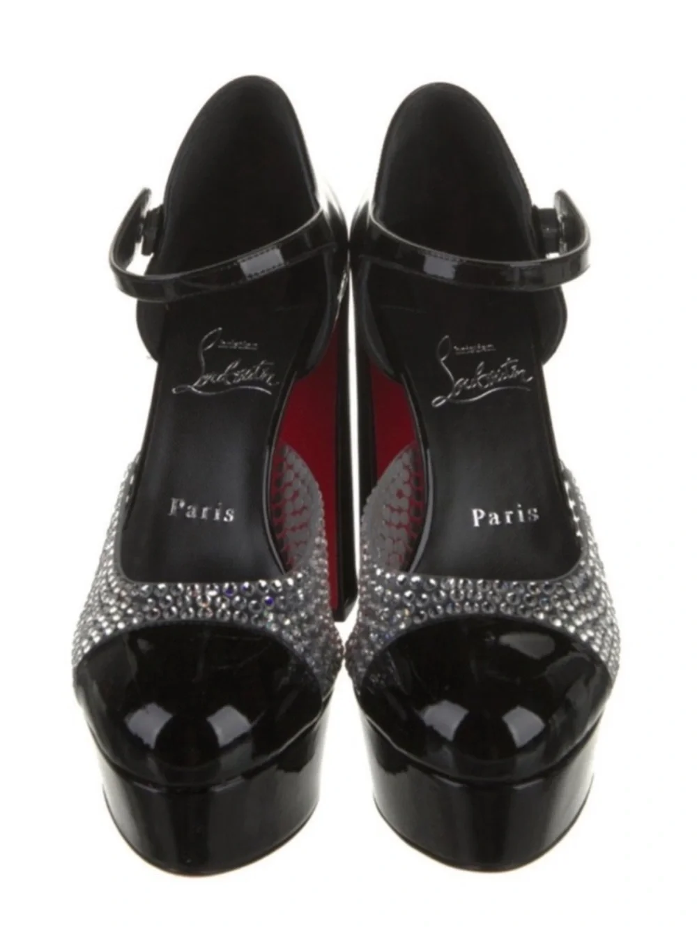 Christian Louboutin Movida MJ strass Mary Jane HEEL RETAIL 1,395